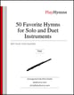 50 Favorite Hymns for Solo and Duet Instruments P.O.D. cover